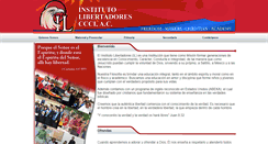 Desktop Screenshot of institutolibertadores.edu.mx